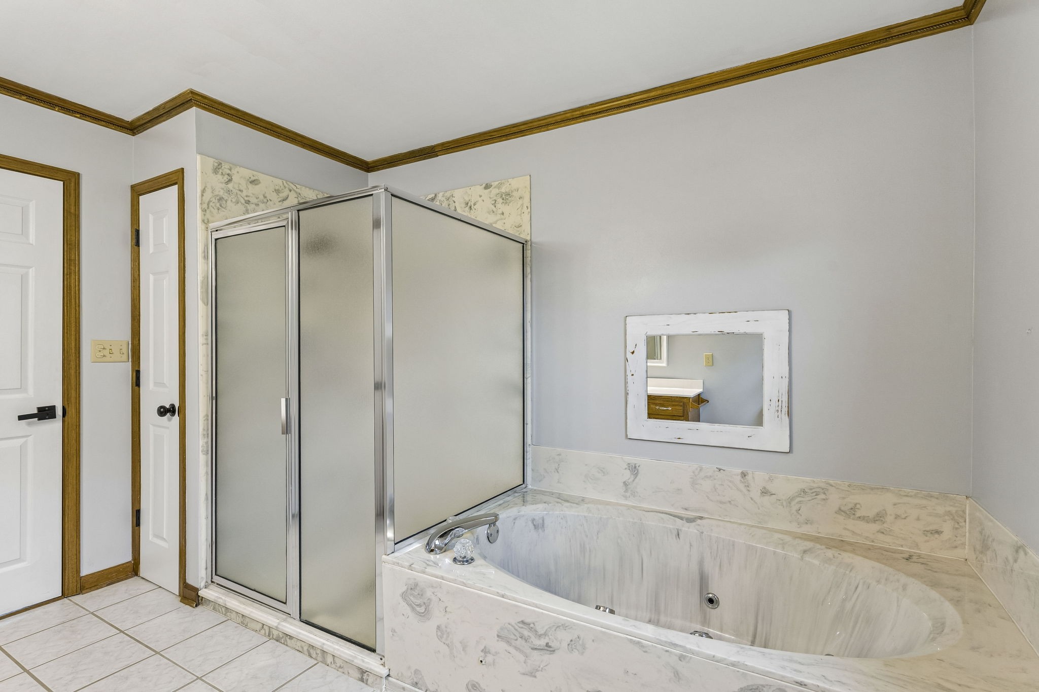 97 Oak Valley Drive Spring Hill, TN 37174 - Photo 33 of 40 a bathroom with a bathtub and a shower
