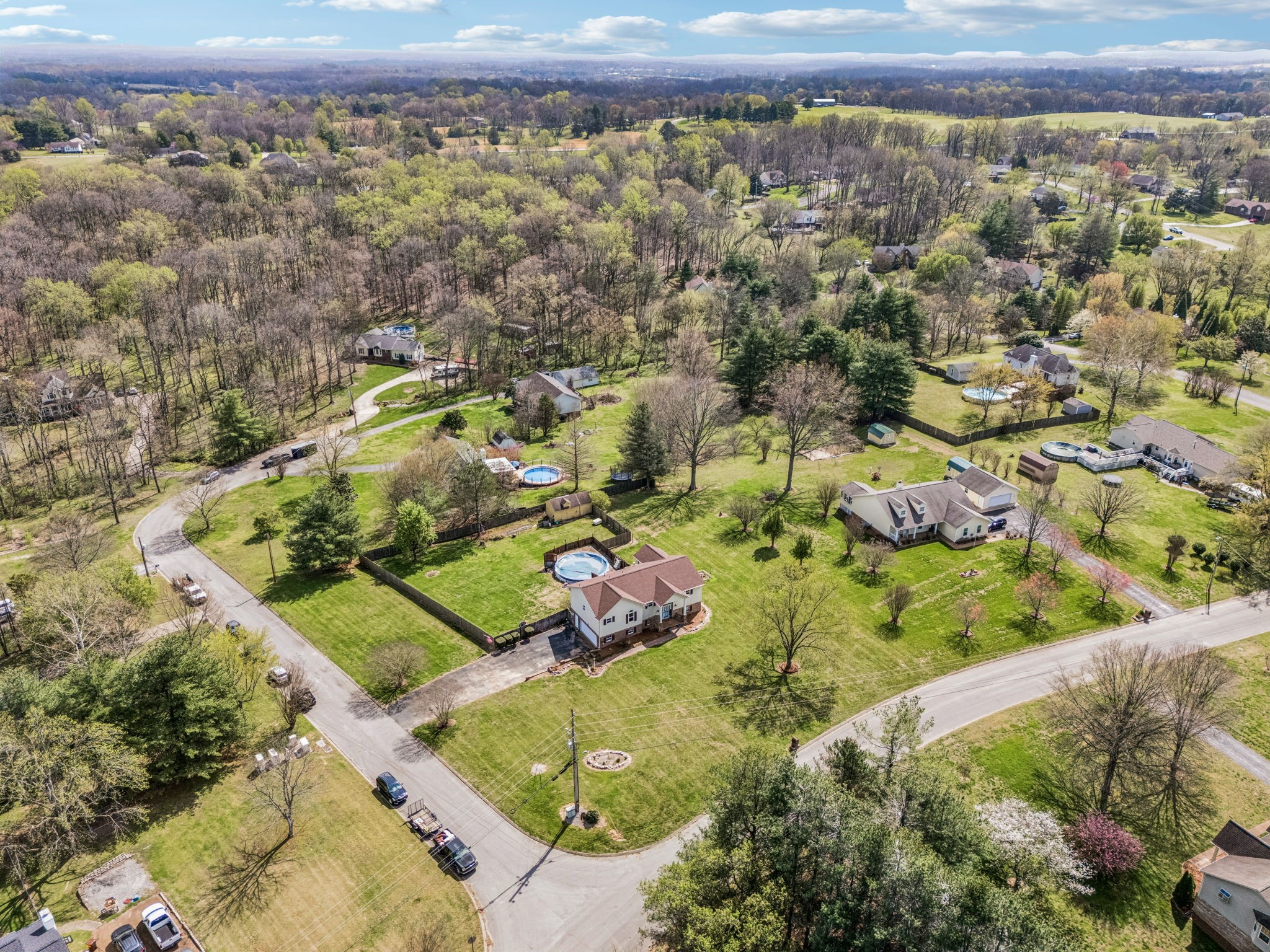 97 Oak Valley Drive Spring Hill, TN 37174 - Photo 6 of 40 an aerial view of residential houses with outdoor space