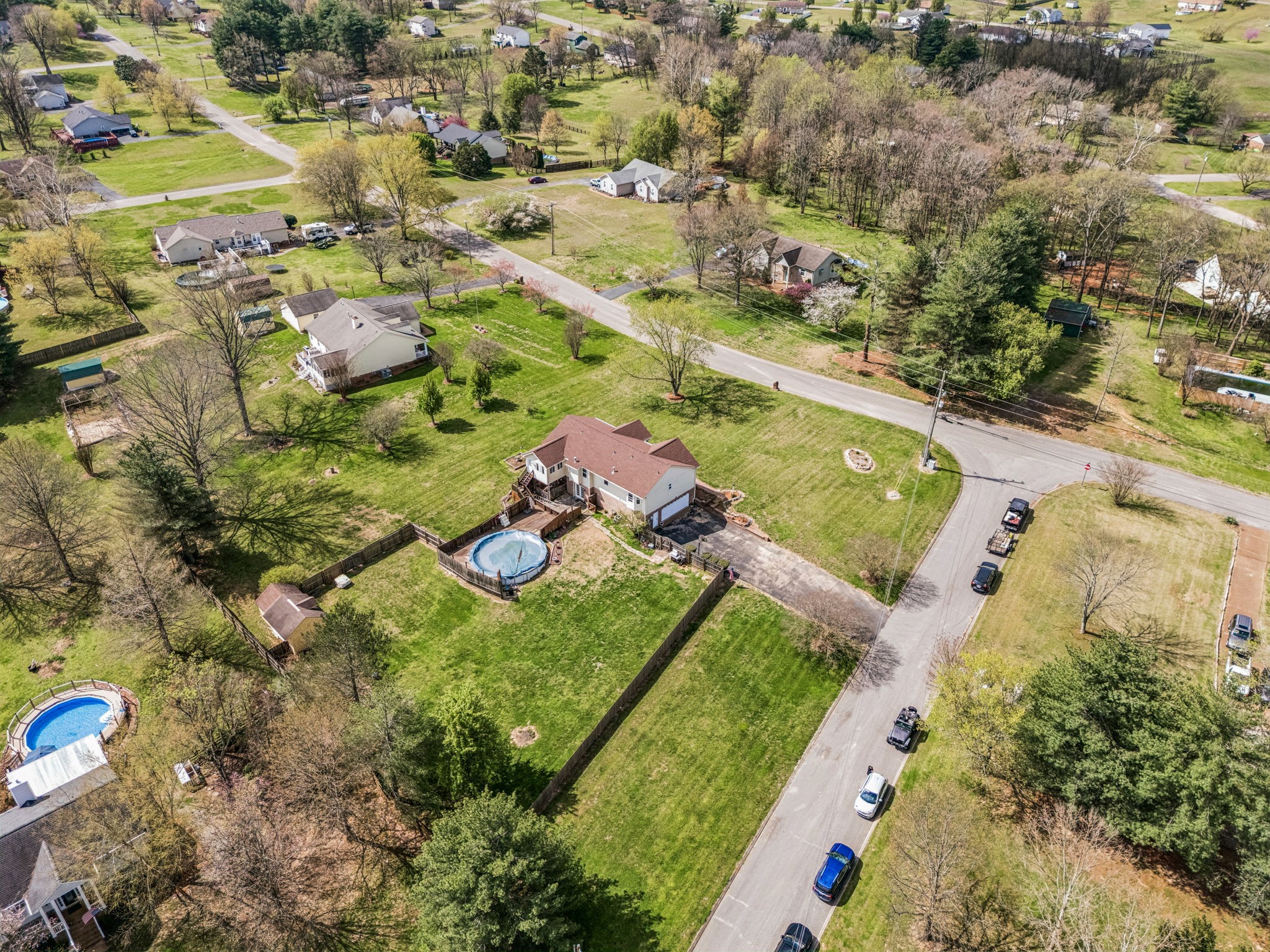 97 Oak Valley Drive Spring Hill, TN 37174 - Photo 8 of 40 an aerial view of residential houses with outdoor space