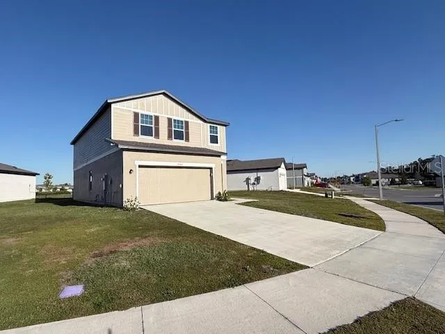 a house view with a outdoor space