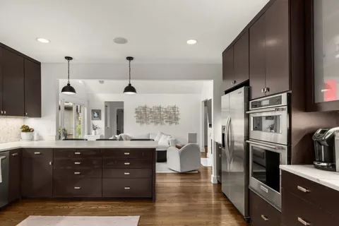 a view of outdoor space yard deck patio and swimming pool