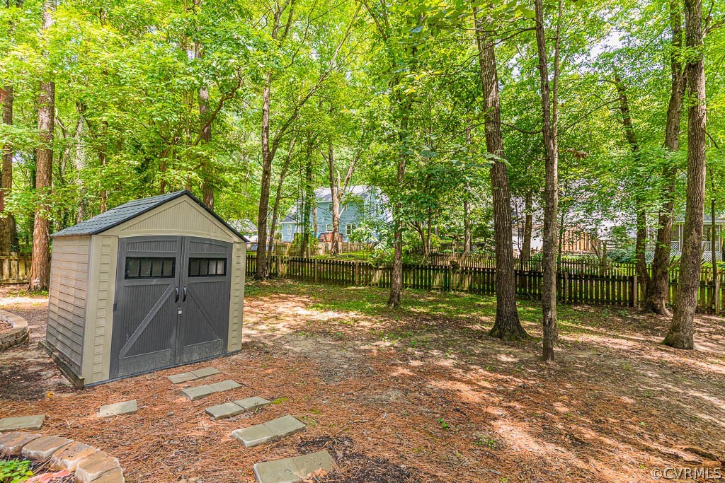 5817 Mill Spring Road Midlothian, VA 23112 - Photo 27 of 29 a view of a house with backyard and trees