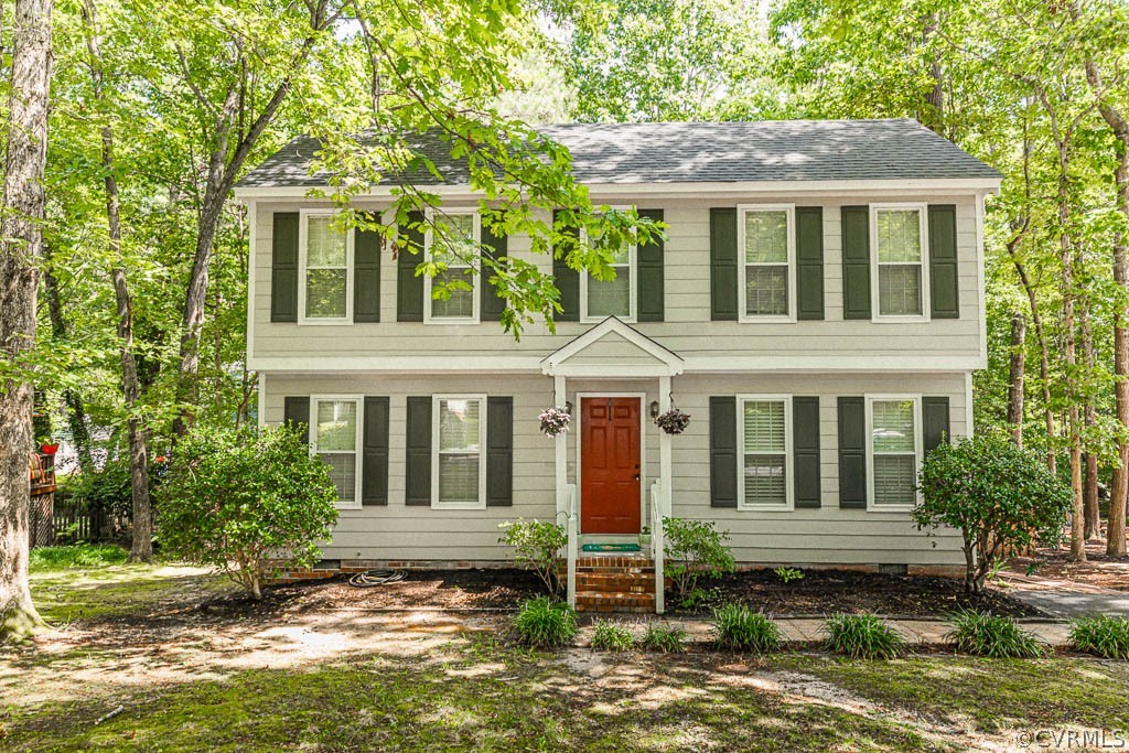 5817 Mill Spring Road Midlothian, VA 23112 - Photo 29 of 29 front view of a house with a yard