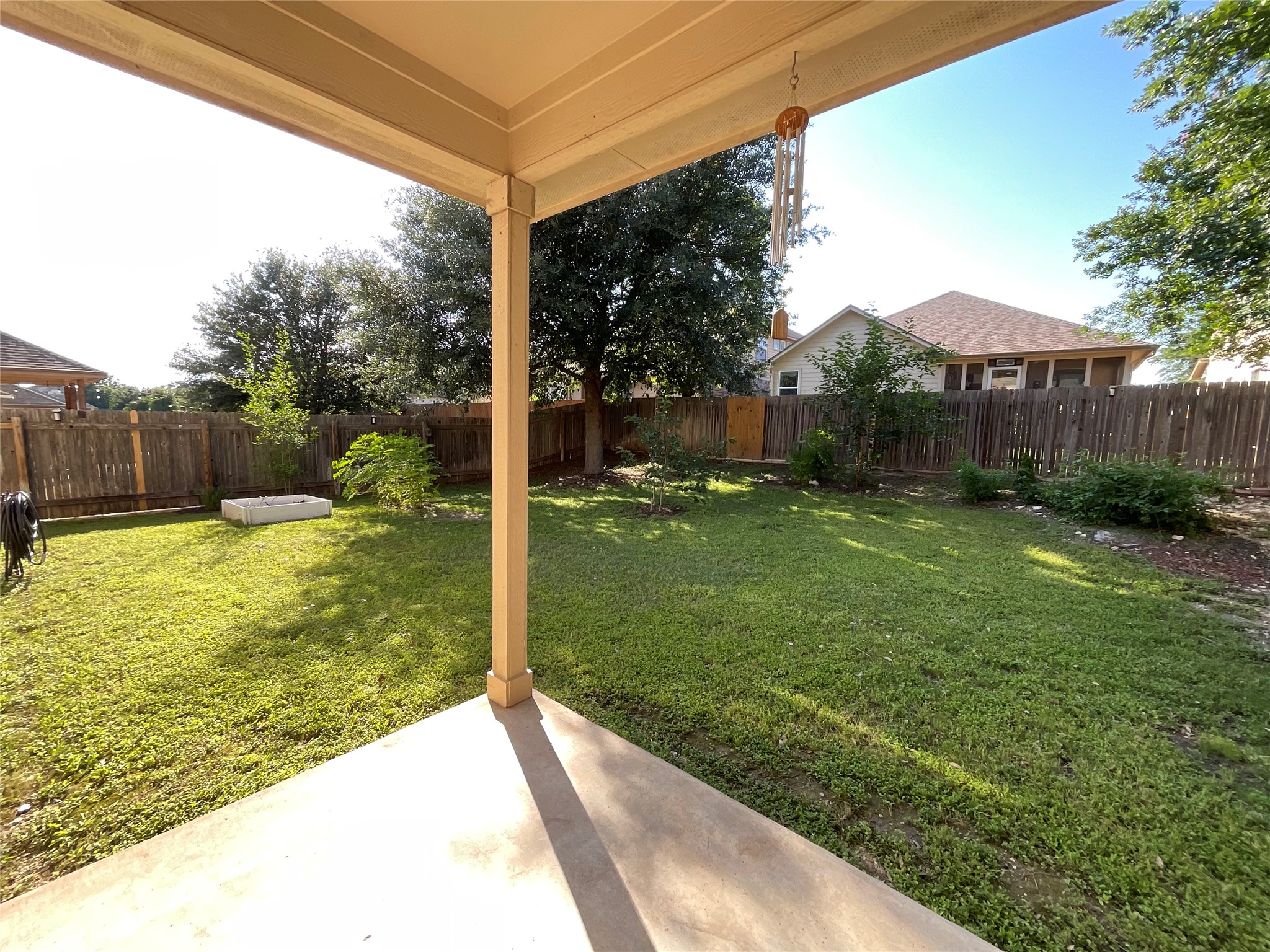 1911 Conn Creek Road Cedar Park, TX 78613 - Photo 32 of 39 a view of a backyard with a garden