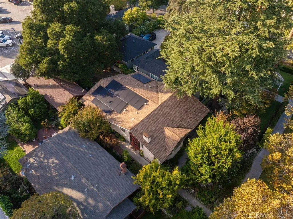 335 Harvard Avenue North Claremont, CA 91711 - Photo 60 of 71 an aerial view of house with yard