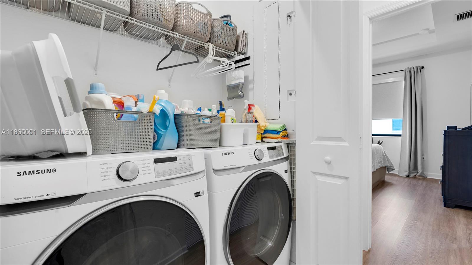 11922 Southwest 245 Terrace Homestead, FL 33032 - Photo 25 of 31 a view of storage and utility room with washer and dryer