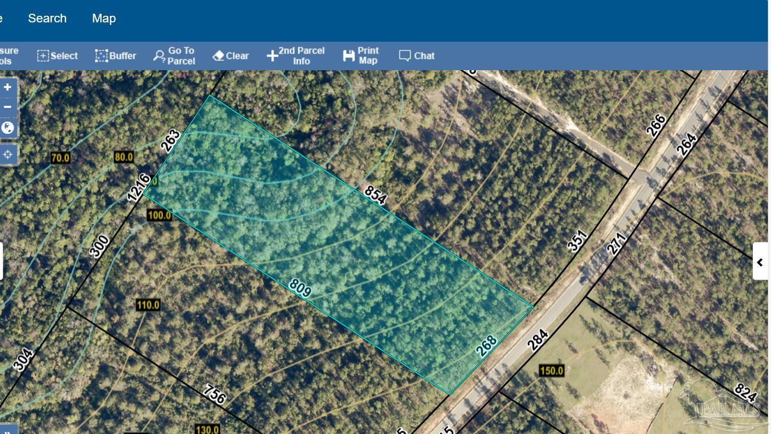 Br Lot 36 Buffalo Ridge Road Pace, FL 32571 - Photo 3 of 19 Approximately 140' of elevation at the road