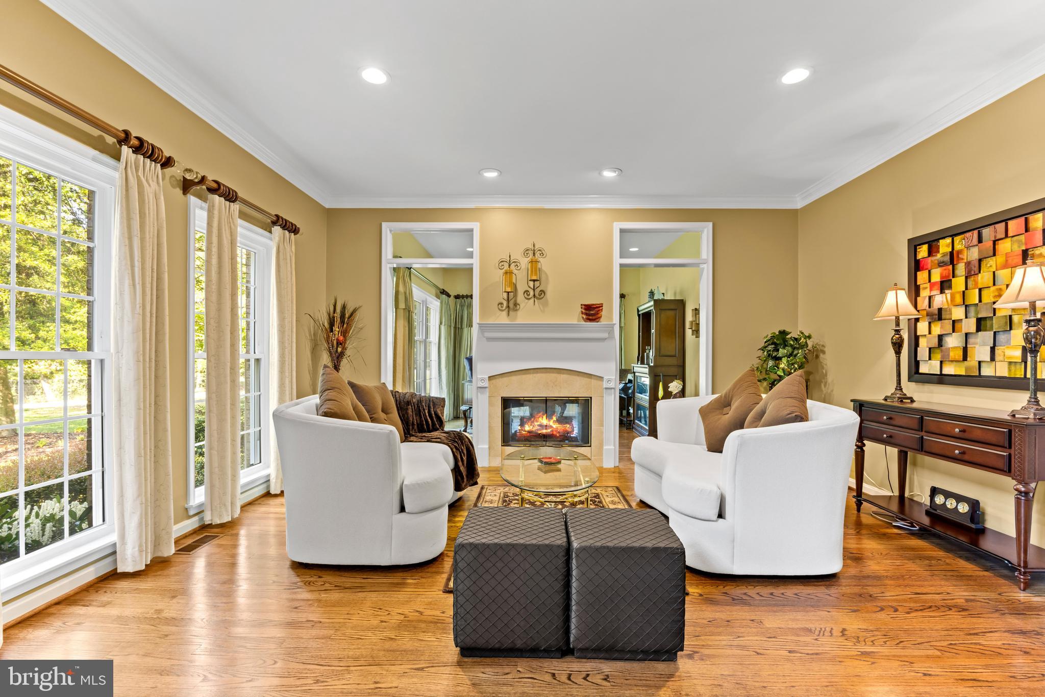 1552 Shipsview Road Annapolis, MD 21409 - Photo 13 of 129 Gas 2-sided FP connects living room and office