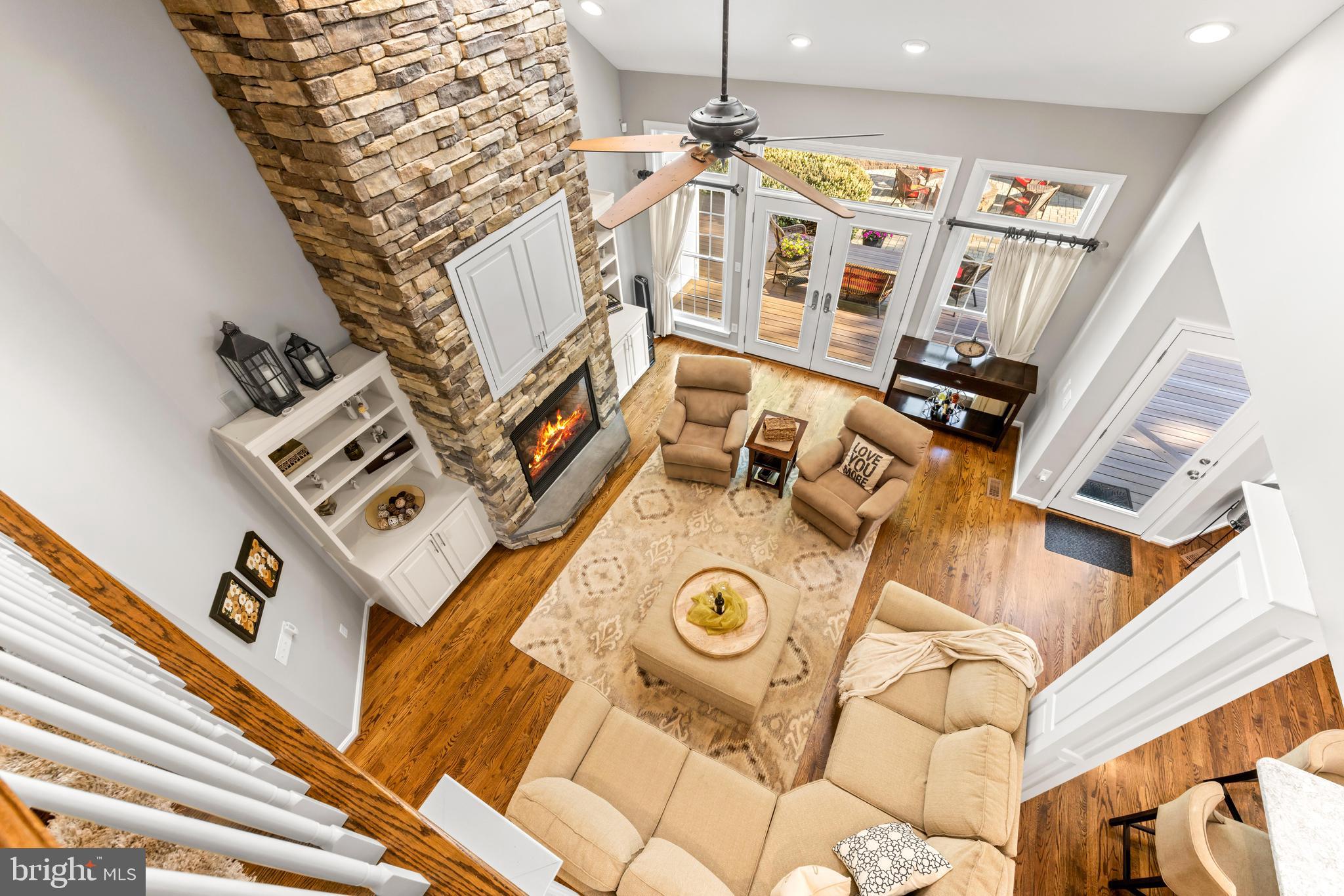 1552 Shipsview Road Annapolis, MD 21409 - Photo 42 of 129 2-Story Great room w/stone gas FP