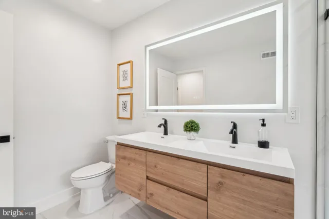 a workspace with furniture and window