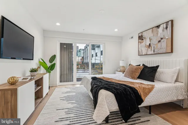 a bathroom with a shower and a shower