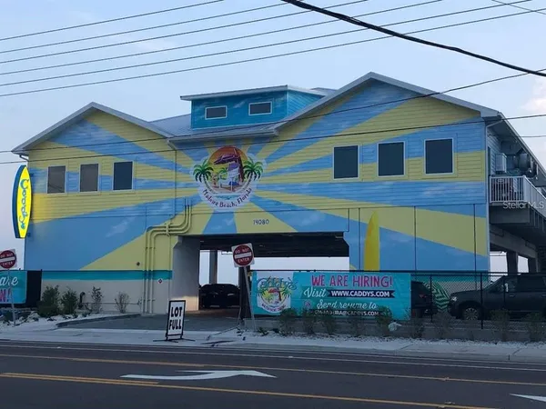 a view of building along the street