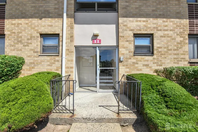 a view of front door of house