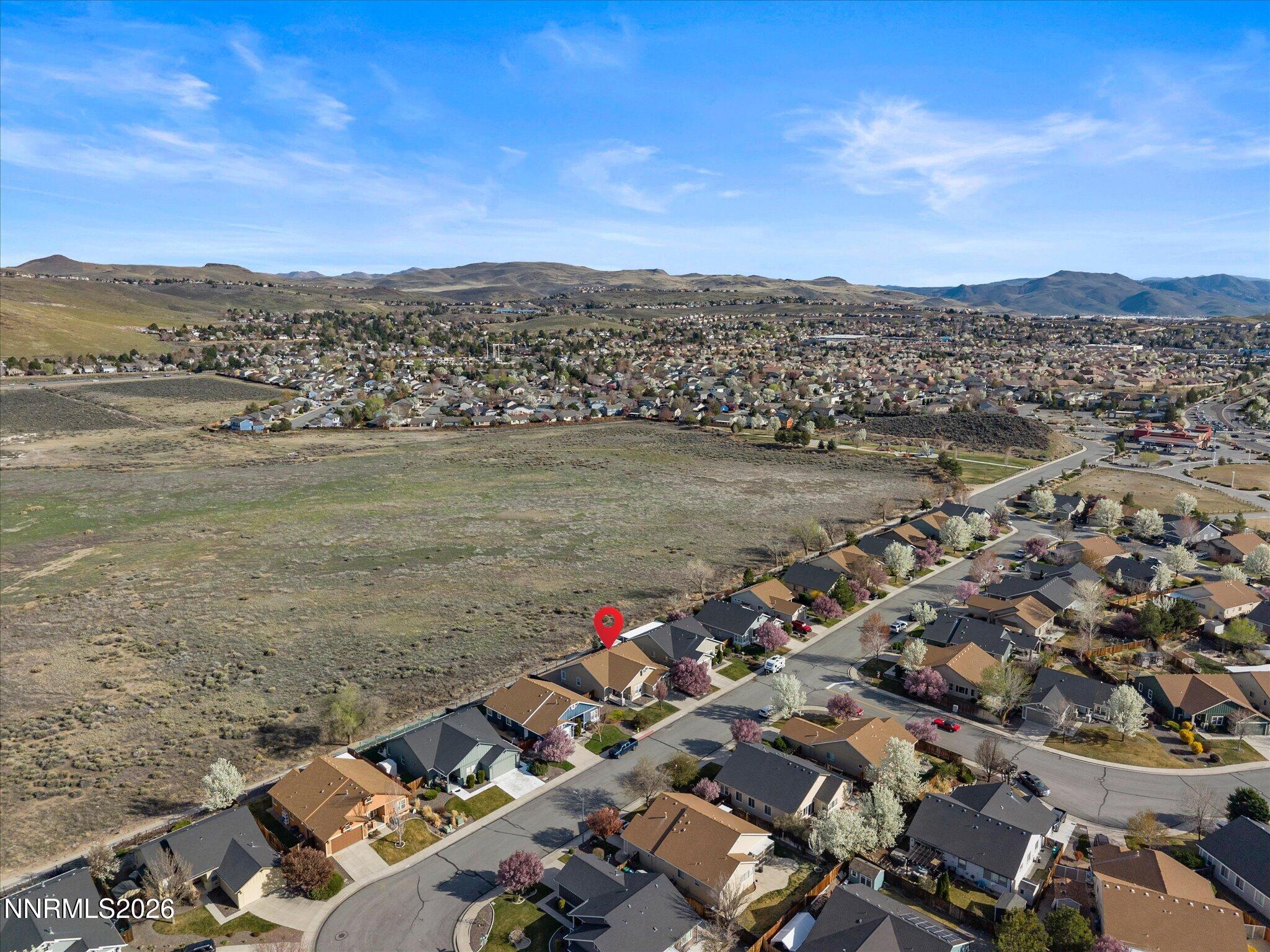 5570 Knoll View Way Sparks, NV 89436 - Photo 65 of 69 an aerial view of residential building with ocean view