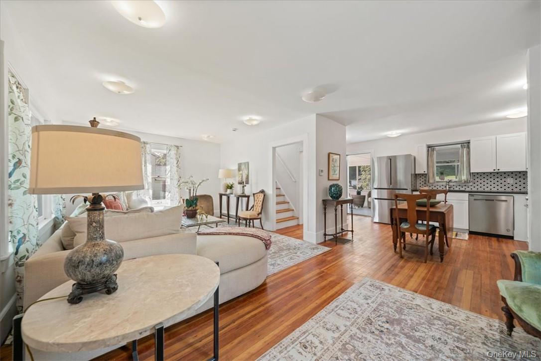 2585 River Road Damascus, PA 18415 - Photo 4 of 41 a living room with furniture and a wooden floor