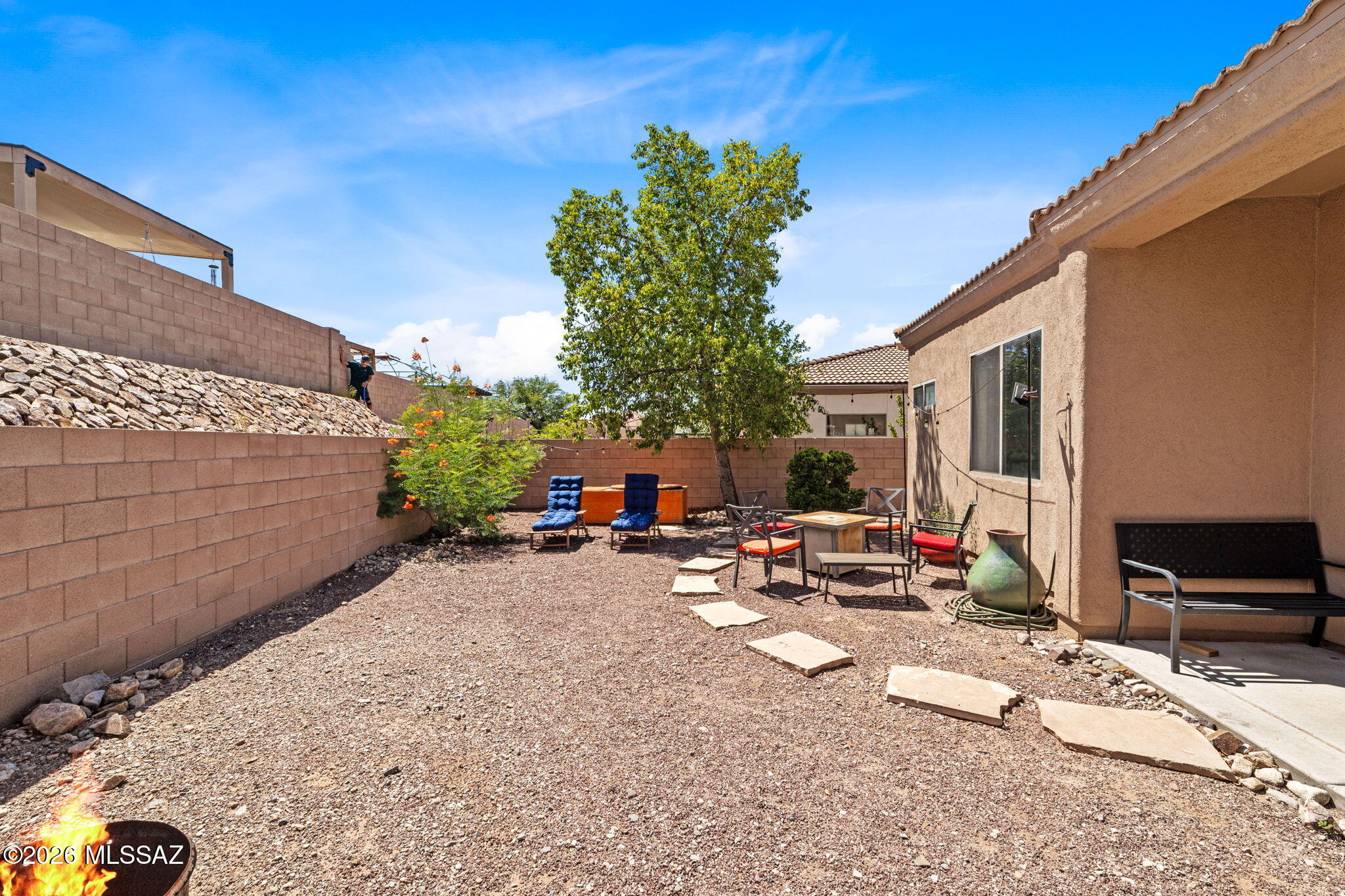 10461 South Stampede Ranch Court Vail, AZ 85641 - Photo 40 of 46 Private Backyard