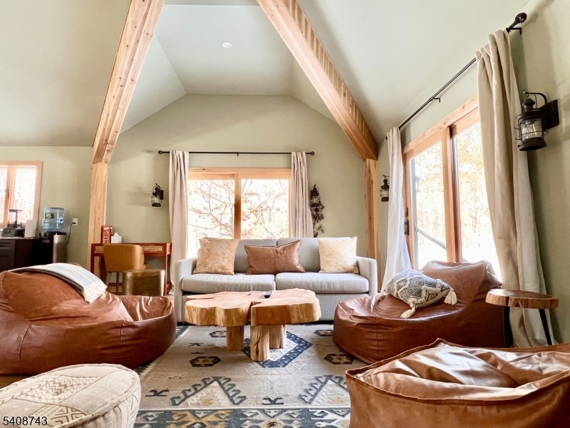 62 Mt Pleasant Road Columbia, NJ 07832 - Photo 30 of 46 a living room with furniture and a large window
