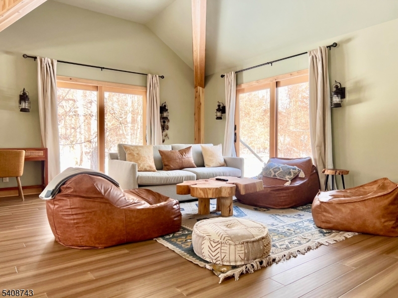 62 Mt Pleasant Road Columbia, NJ 07832 - Photo 31 of 46 a living room with furniture and a large window