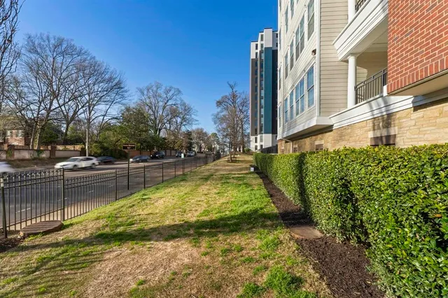 a view of yard with swimming pool