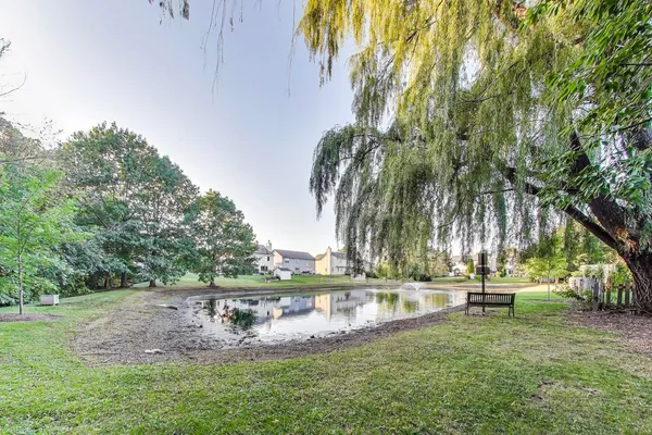 a view of swimming pool with a yard