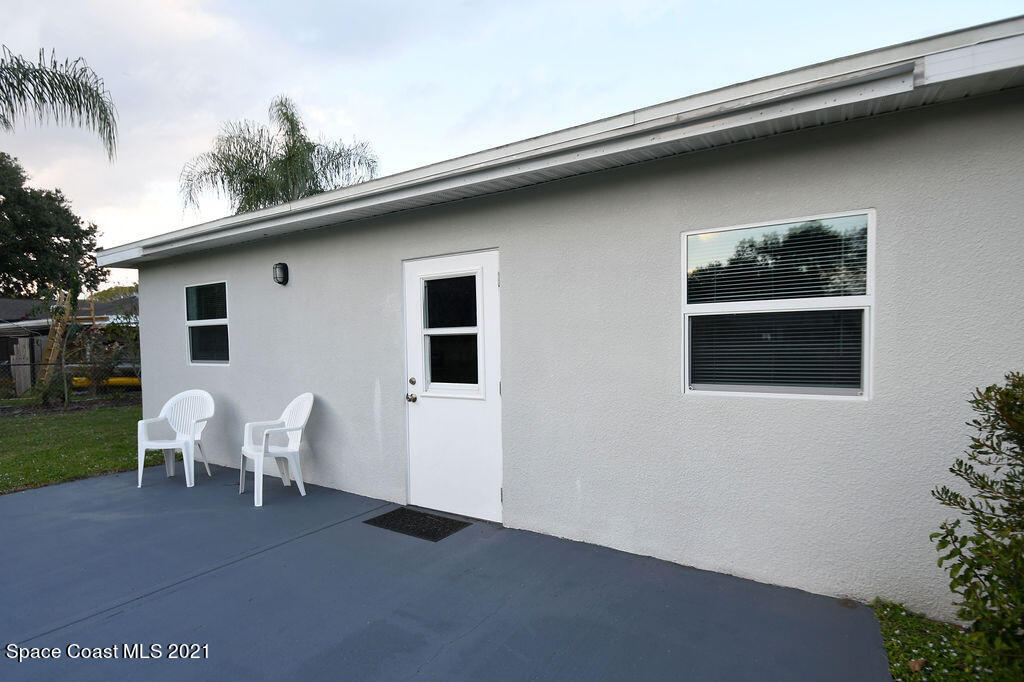 1461 Creel Road Northeast Palm Bay, FL 32905 - Photo 18 of 20 a view of outdoor space yard and porch