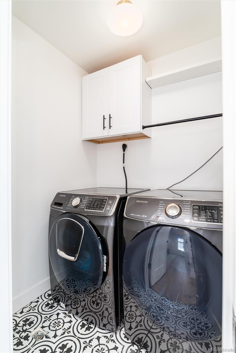 1065 South Monroe Street Denver, CO 80209 - Photo 23 of 32 a utility room with dryer and washer