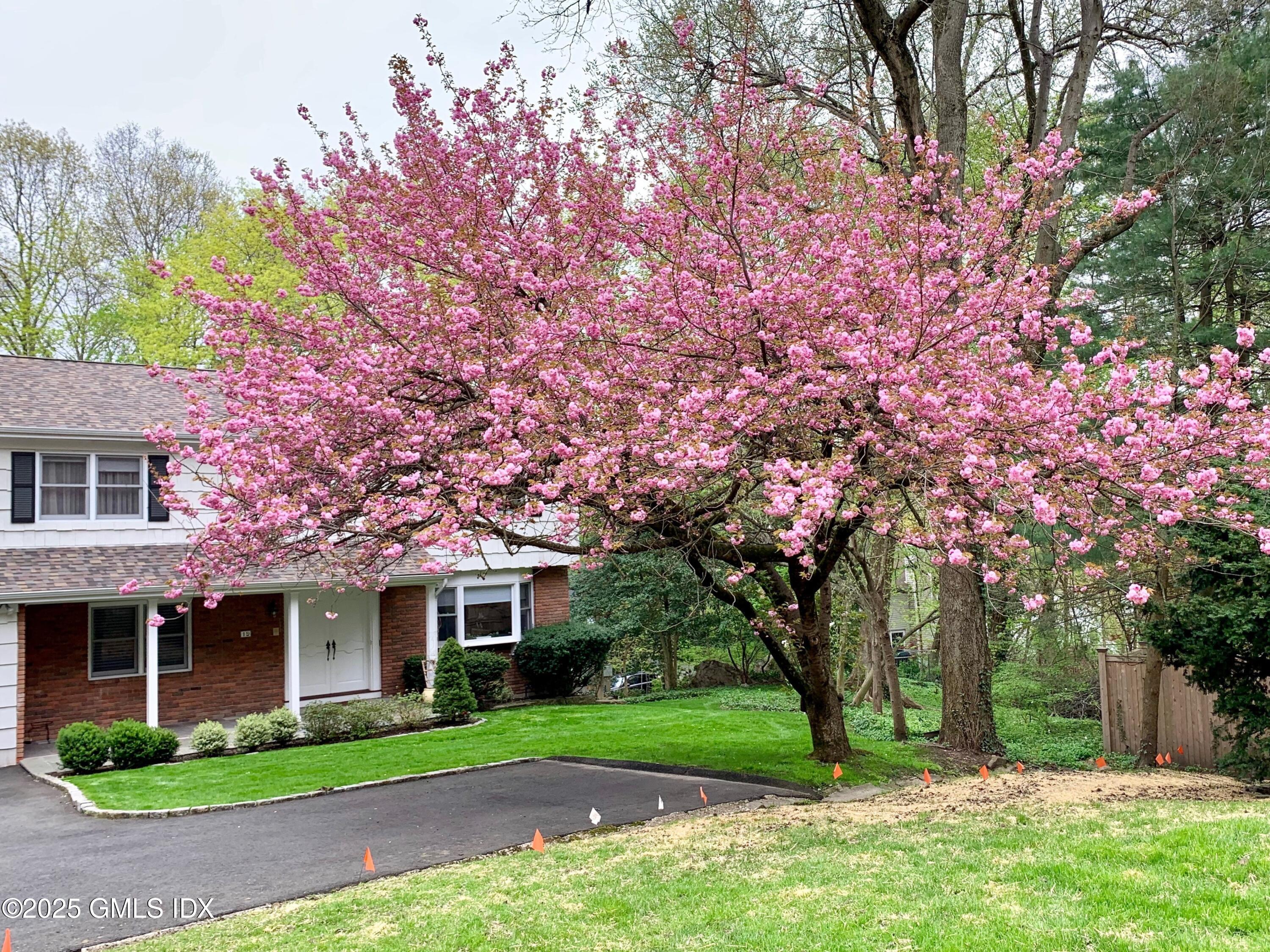 19 Stanwich Road Greenwich, CT 06830 - Photo 2 of 32 a front view of a house with garden