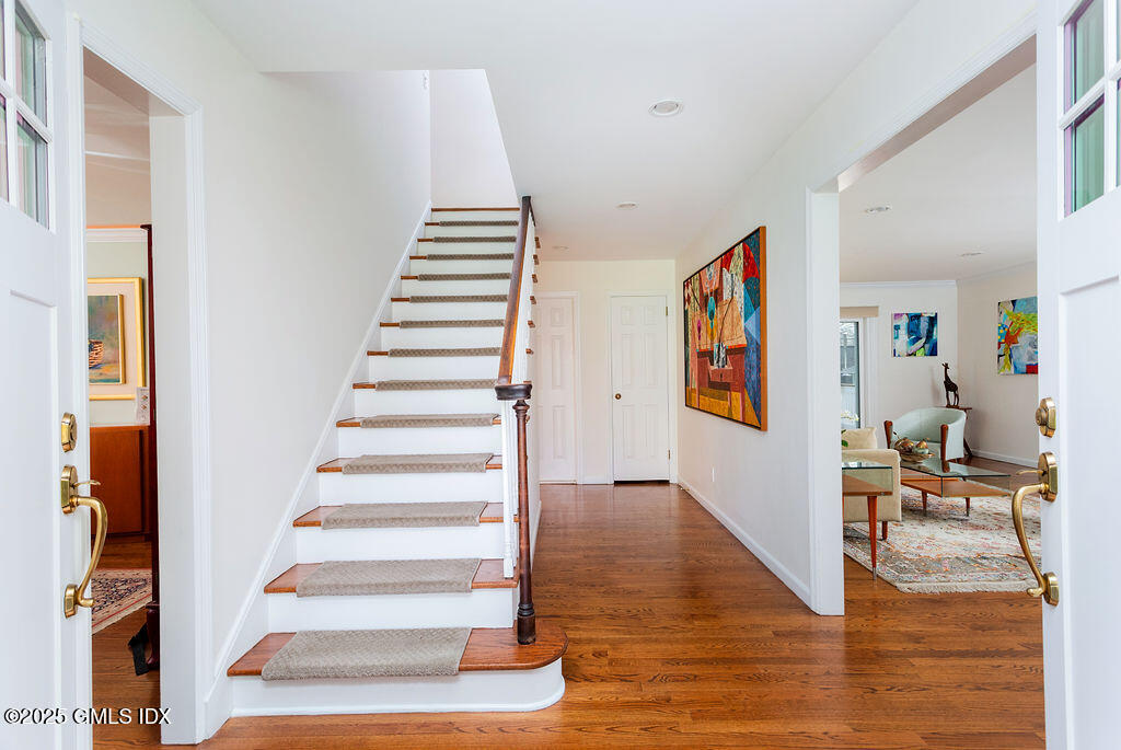 19 Stanwich Road Greenwich, CT 06830 - Photo 5 of 32 a view of an entryway with wooden floor