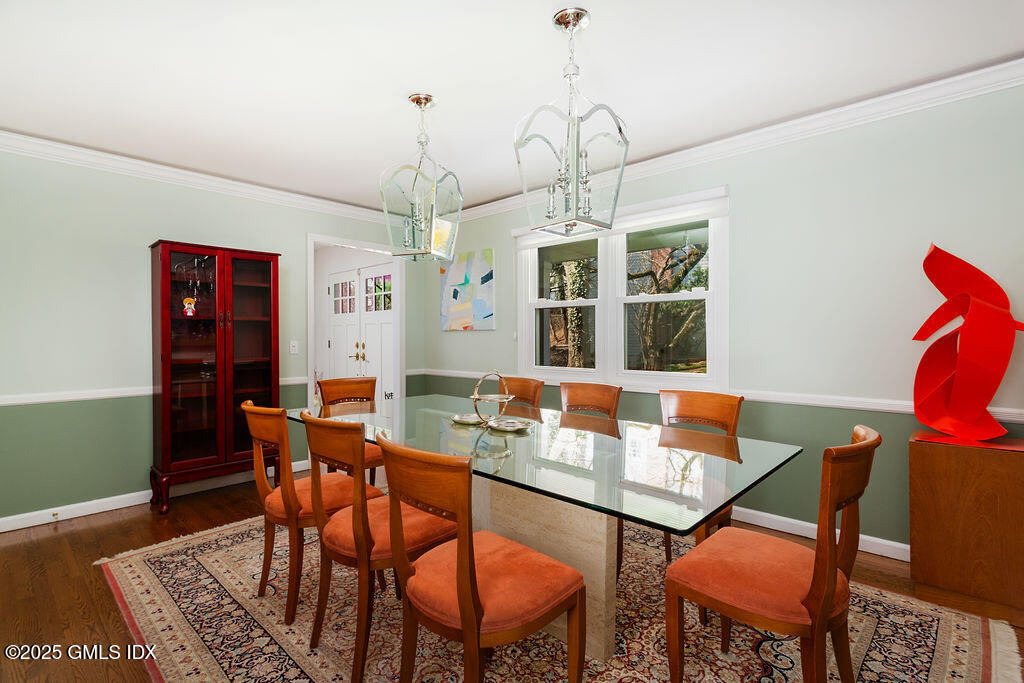 19 Stanwich Road Greenwich, CT 06830 - Photo 8 of 32 a view of a dining room with furniture window and wooden floor