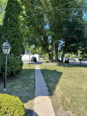 a view of yard with tree s