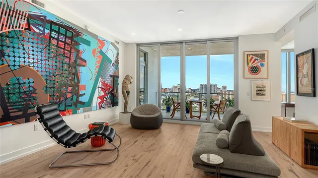 a view of outdoor space with seating area