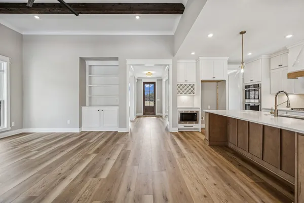 a close up of a wall