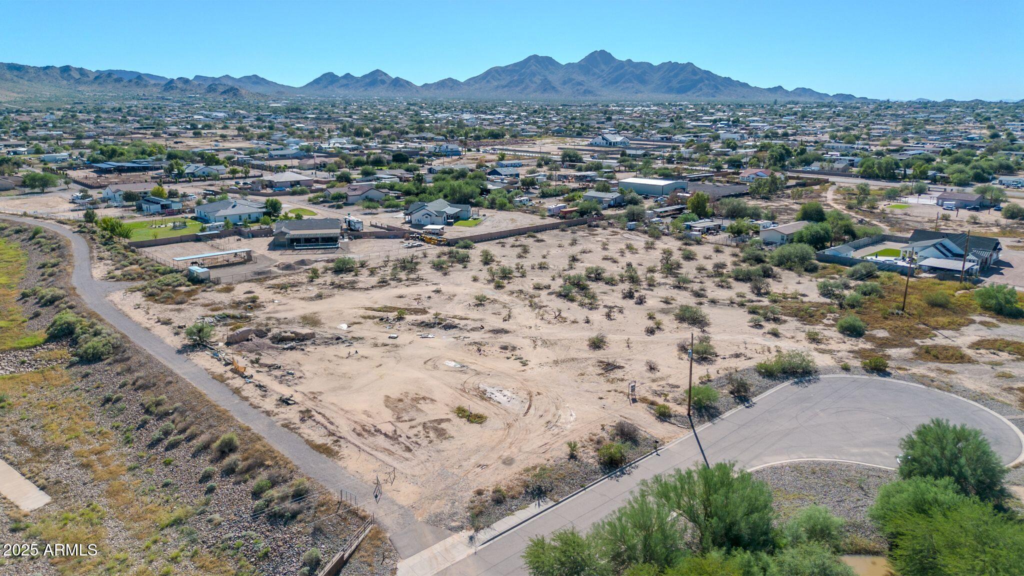20127 East Marsh Road Queen Creek, AZ 85142 - Photo 2 of 34 an aerial view of residential house and sandy dunes