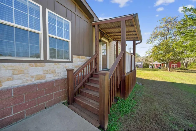 a view of outdoor space and deck
