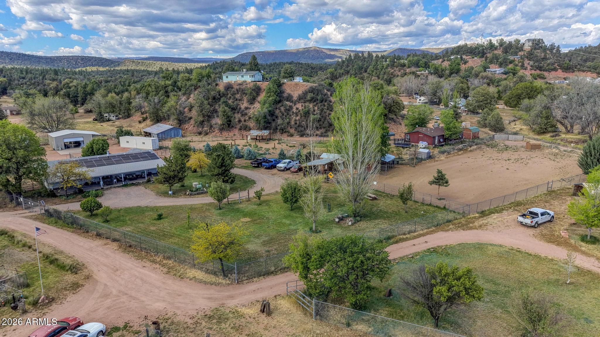 191 Cornerstone Way Payson, AZ 85541 - Photo 2 of 37 an aerial view of garden with swimming pool