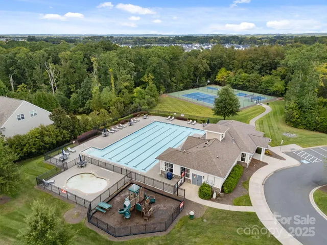 a view of an outdoor space with seating