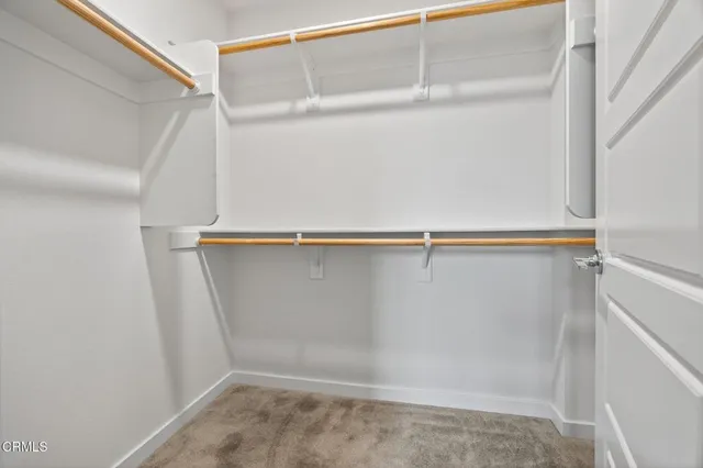 an empty room with an entryway