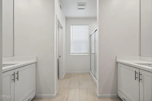 a view of a room with a sink
