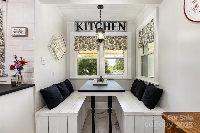 a room with furniture and a window