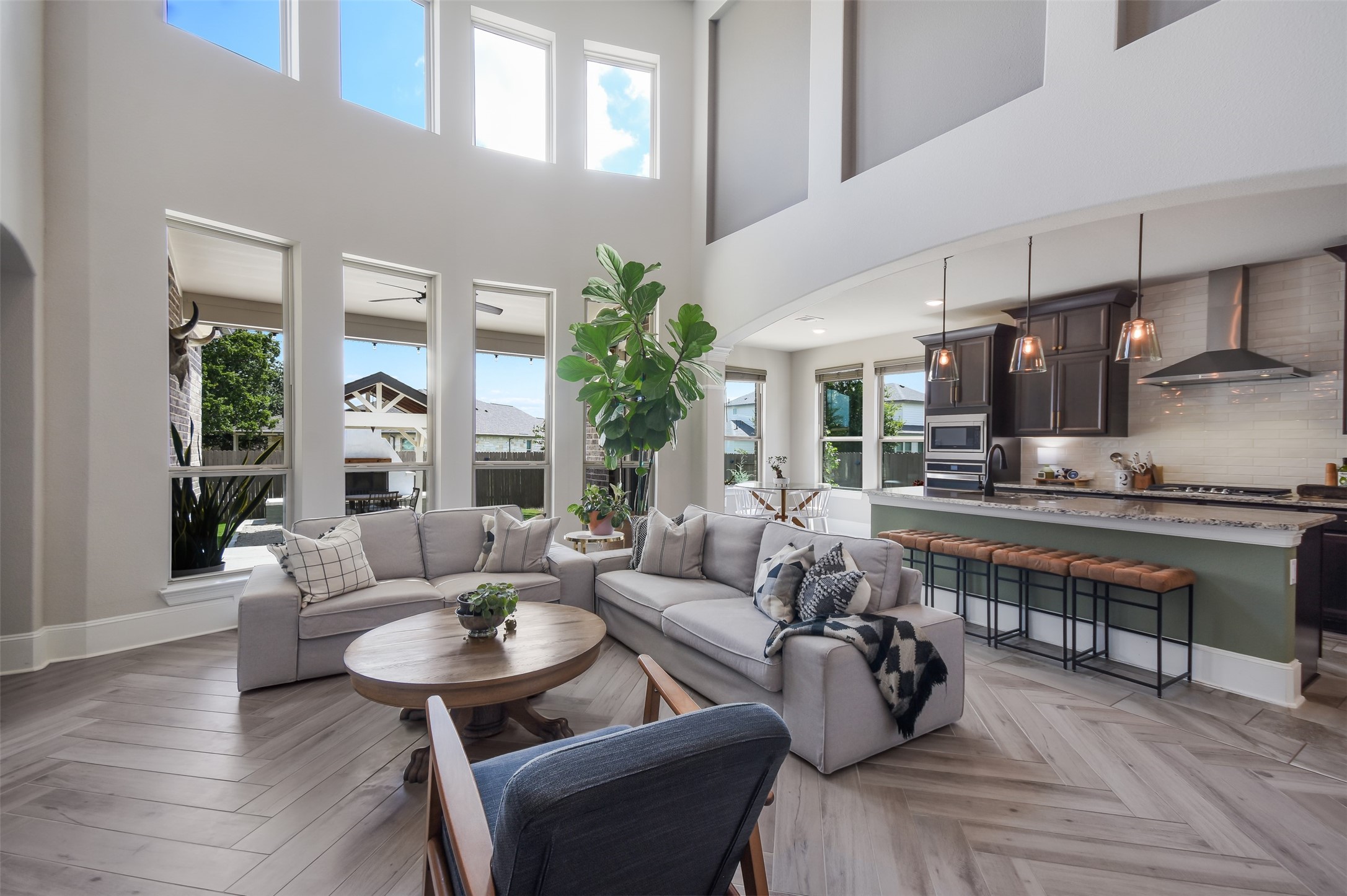 105 Potts Street Georgetown, TX 78628 - Photo 7 of 37 a living room with furniture and a large window