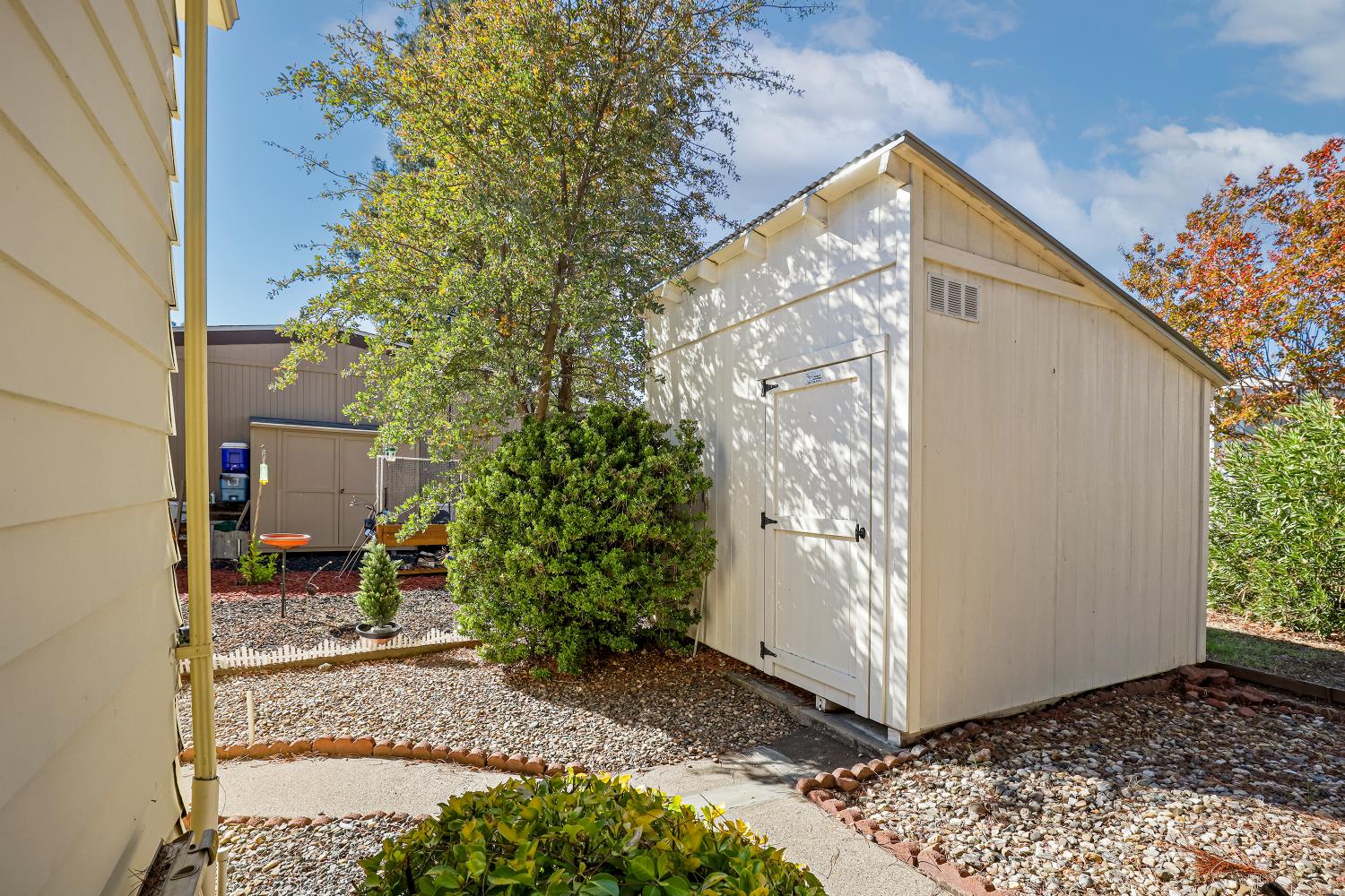 1330 Calaveritas Road, Unit 62 San Andreas, CA 95249 - Photo 34 of 47 a backyard of a house with a tree