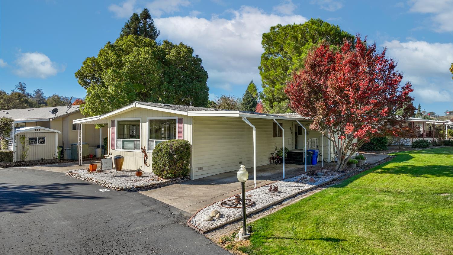 1330 Calaveritas Road, Unit 62 San Andreas, CA 95249 - Photo 39 of 47 a front view of a house with garden