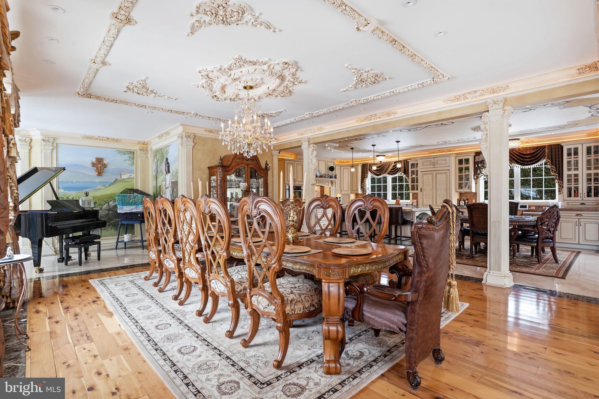 1066 Washington Crossing Road Washington Crossing, PA 18977 - Photo 20 of 92 a view of a dining room with furniture and wooden floor