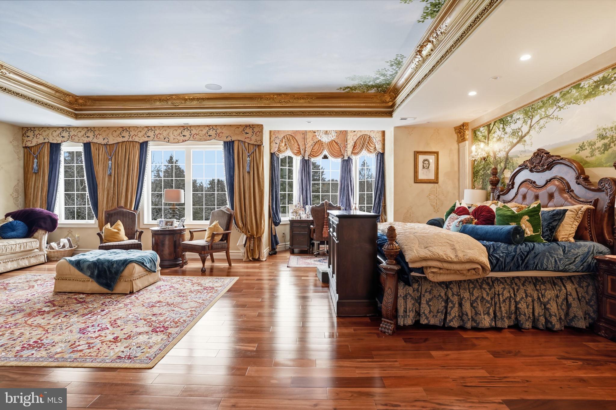 1066 Washington Crossing Road Washington Crossing, PA 18977 - Photo 34 of 92 a living room with furniture and a floor to ceiling window