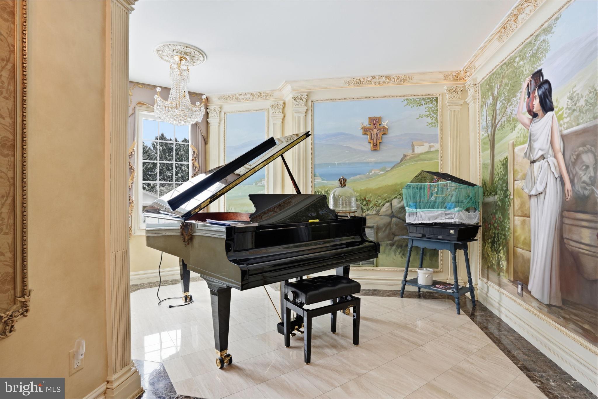 1066 Washington Crossing Road Washington Crossing, PA 18977 - Photo 44 of 92 a living room with furniture and a wooden floor