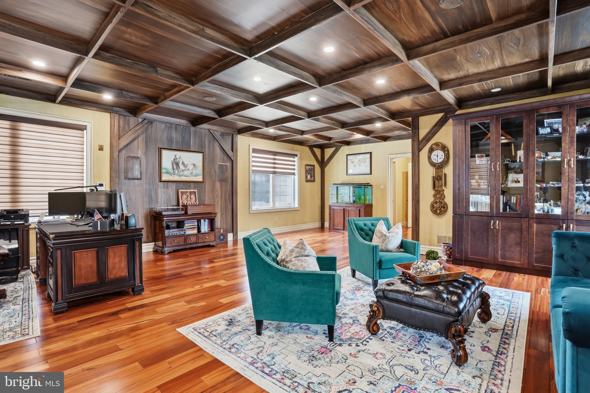 1066 Washington Crossing Road Washington Crossing, PA 18977 - Photo 56 of 92 a living room with furniture and wooden floor