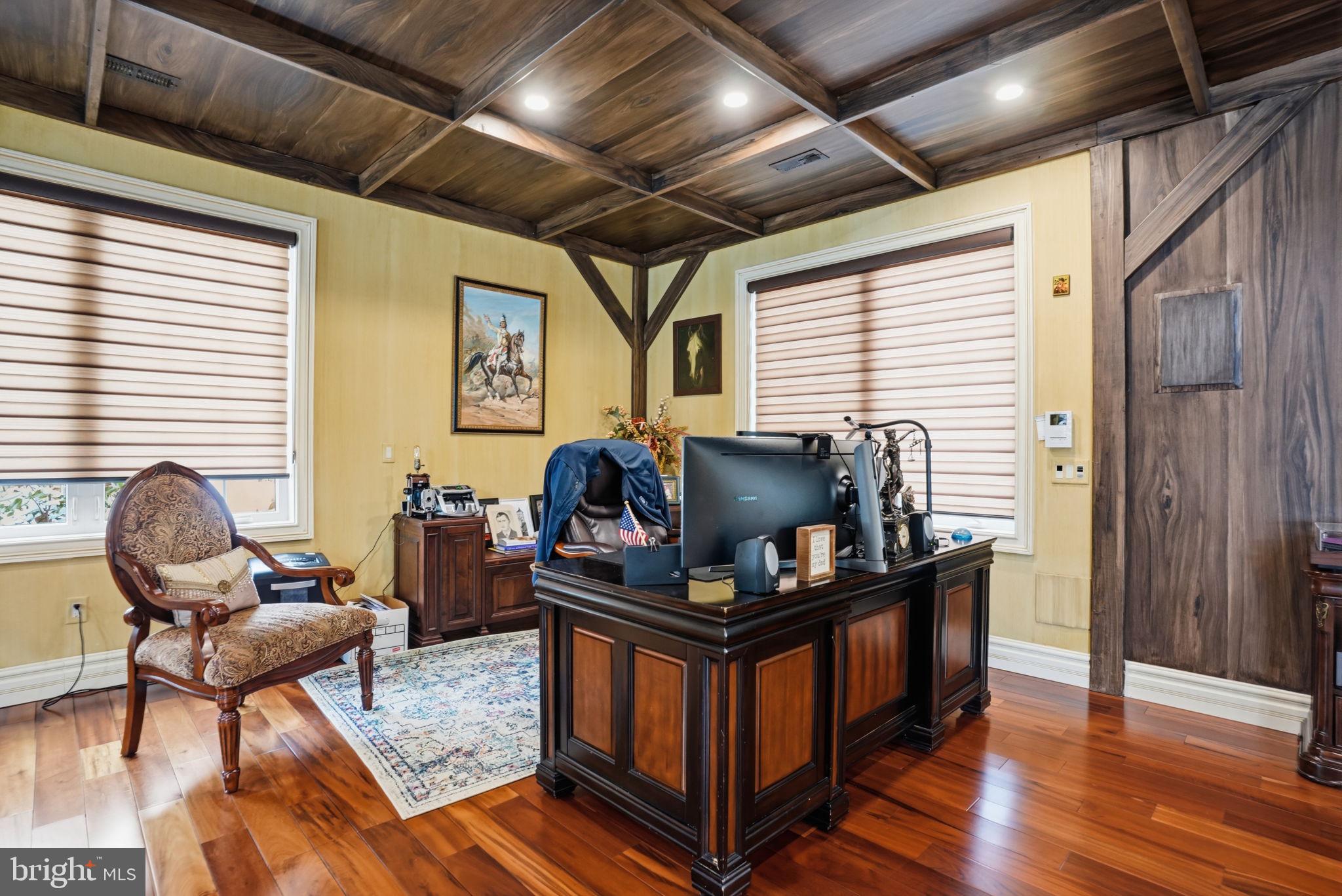 1066 Washington Crossing Road Washington Crossing, PA 18977 - Photo 57 of 92 a living room with furniture and a flat screen tv
