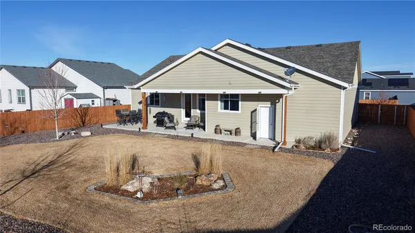 a house view with a outdoor space