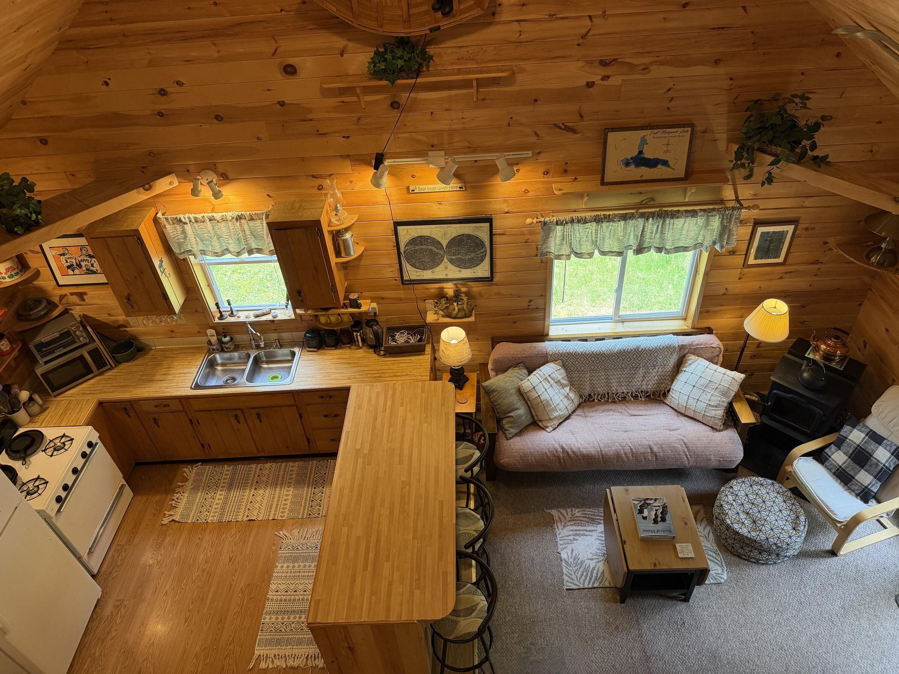 561 Lakeview Road Topsfield, ME 04490 - Photo 27 of 41 View from Loft
