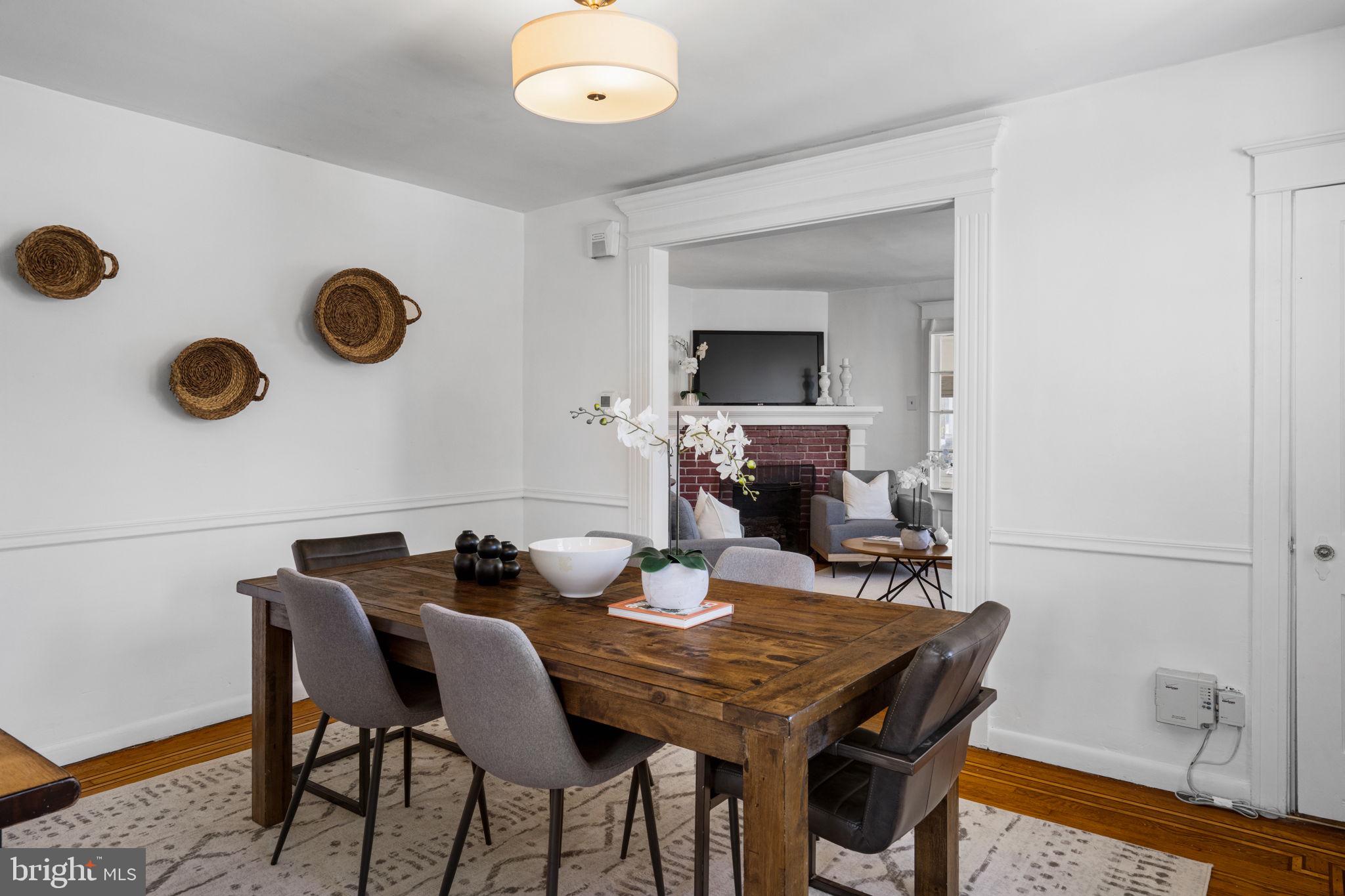 264 Pancoast Avenue Springfield, PA 19064 - Photo 13 of 38 a view of a dining room with furniture and wooden floor